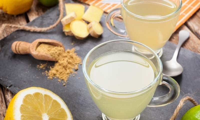 lemon ginger water