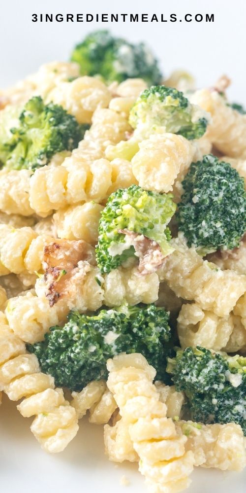 3-Ingredient broccoli pasta salad recipe