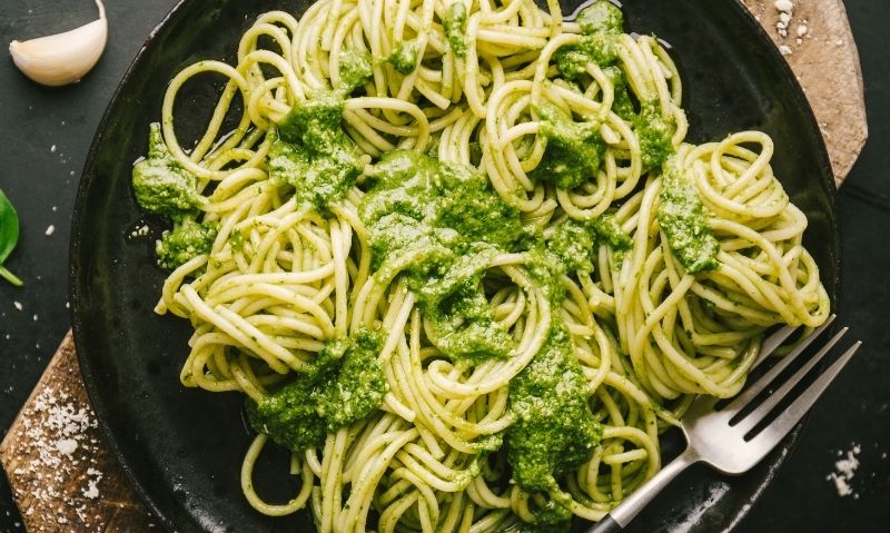 3-ingredient Pesto pasta recipe